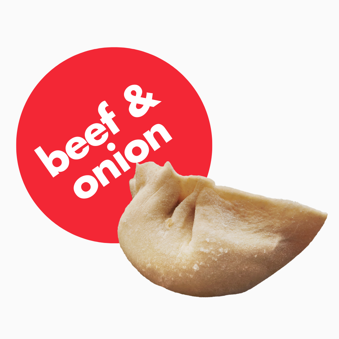 Signature Beef & Onion Dumplings Saturday Dumpling Co.