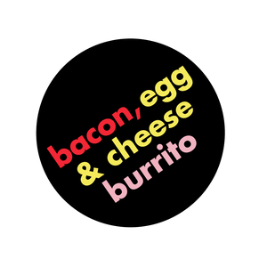 Bacon, Egg, and Cheese Scallion Pancake Breakfast Burrito