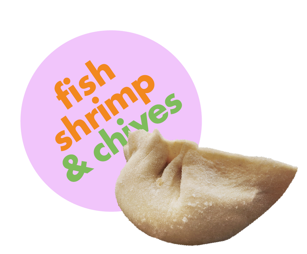 Fish, Shrimp, & Chive Dumplings